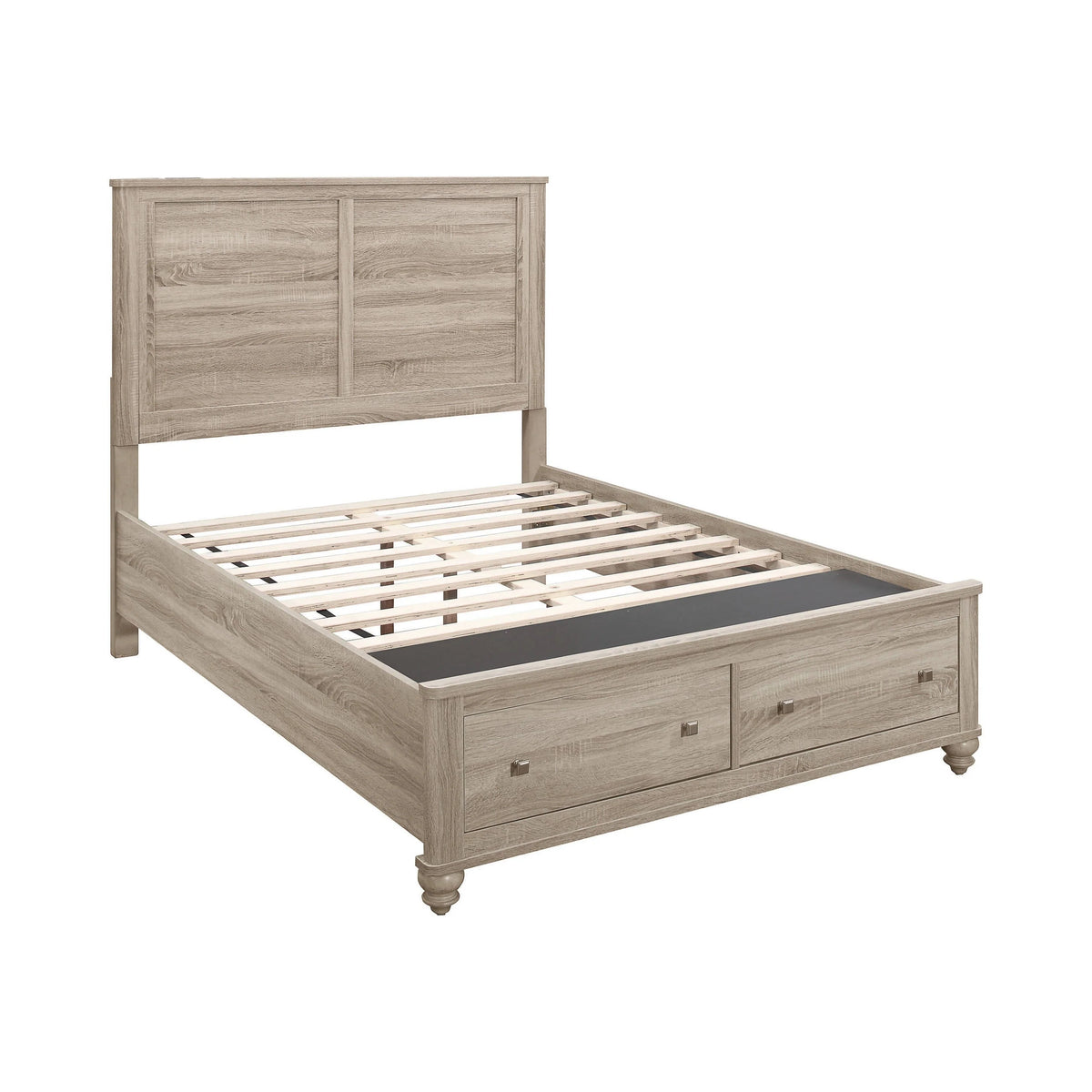 Wenham Full Storage Bed Natural Oak - 205460F Pie's Variety Store