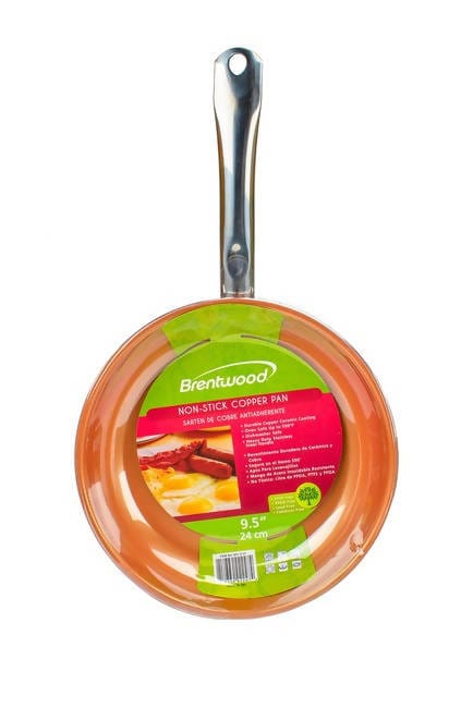 Brentwood Copper Fry Pan 9.5" - 81233002247 Pie's Variety Store