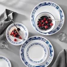 Corelle Classic Dinnerware Set 16pcs True Blue - 07116008174 Pie's Variety Store
