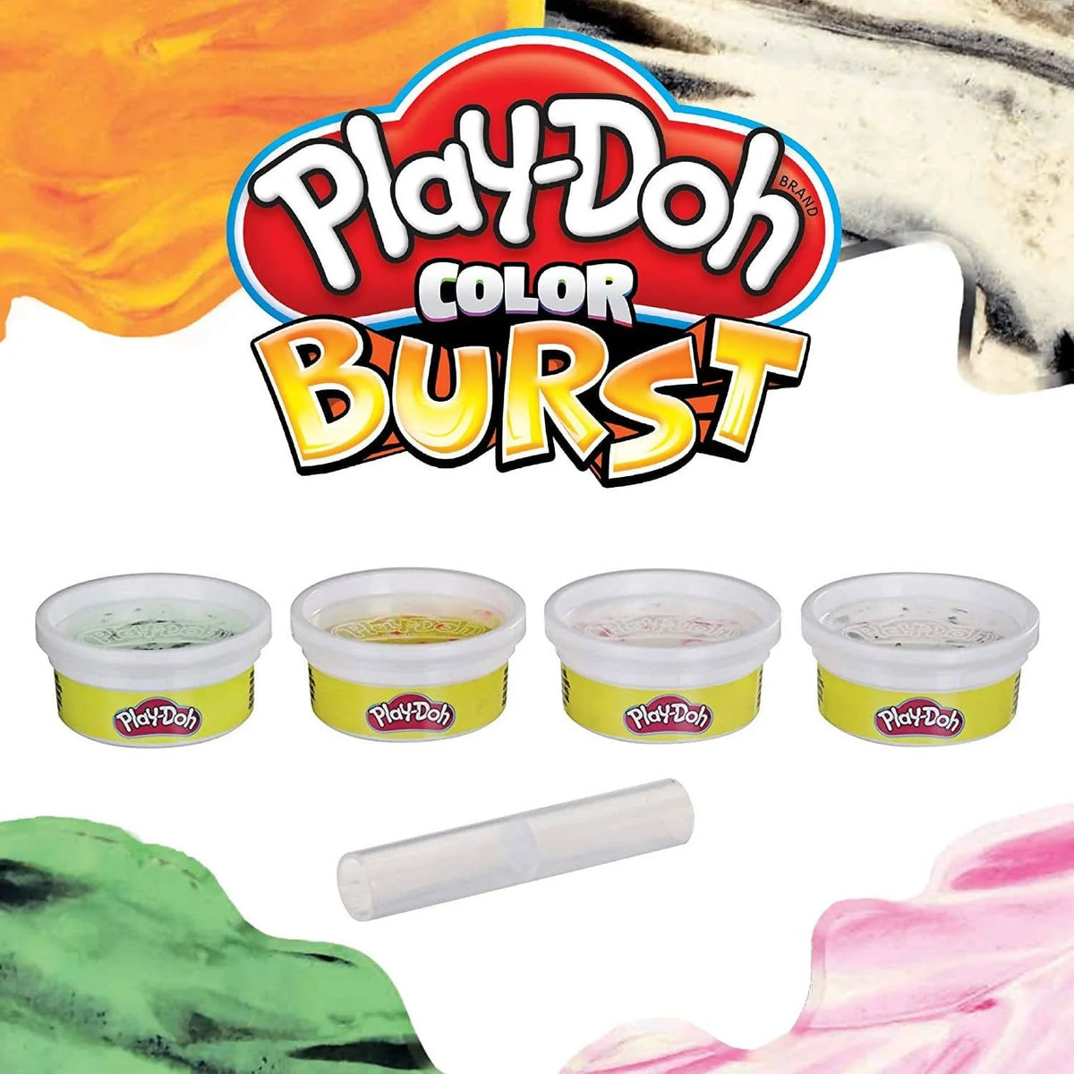 Play-Doh Color Burst Ice Cream Themed Pack of 4 Colors