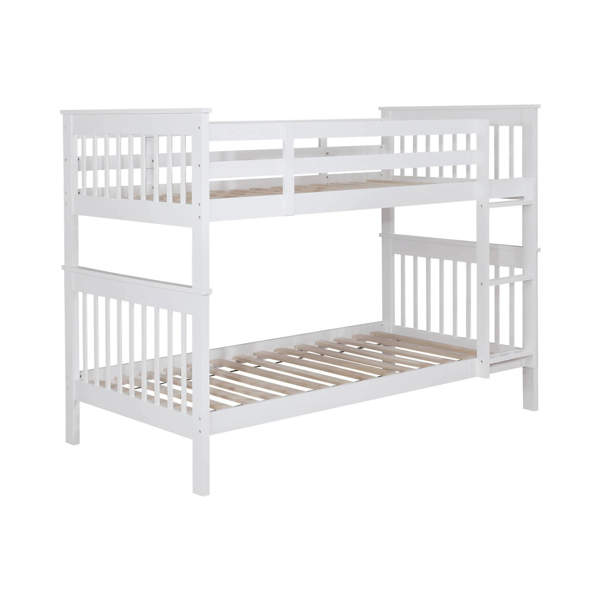Chapman Twin Over Twin Bunk Bed White - 460244N A-Z Store Nadia
