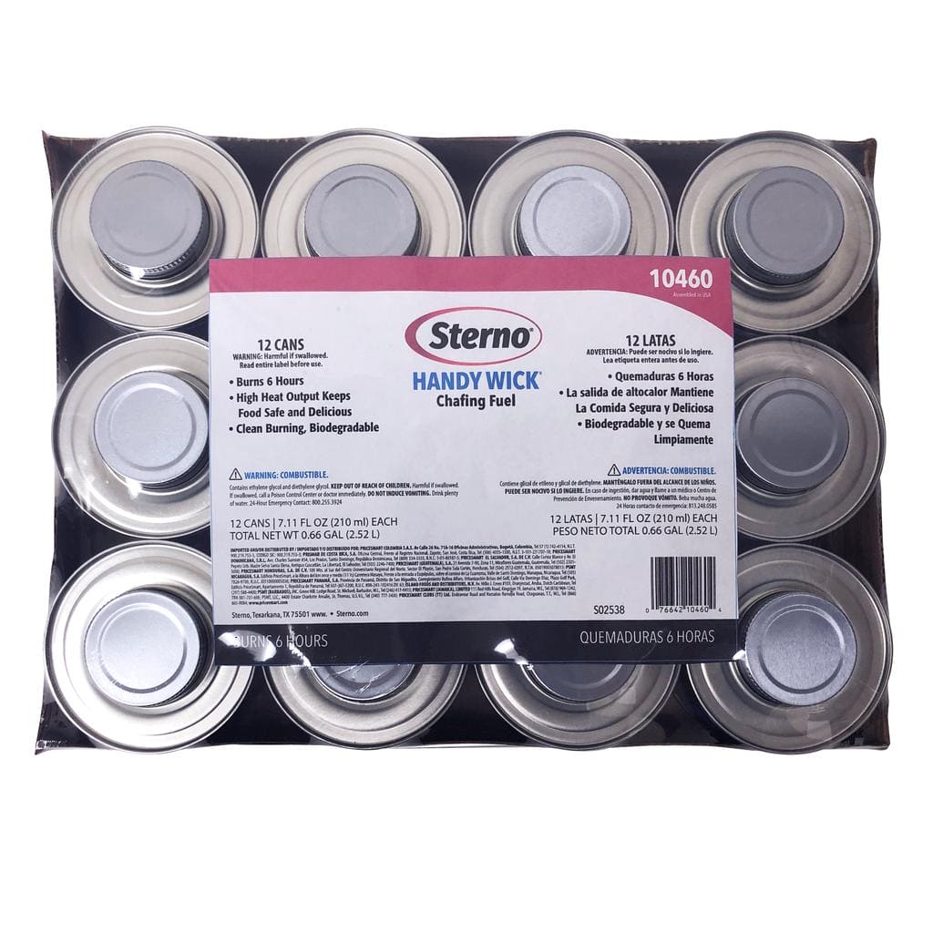 Sterno Wick Chafing Fuel 12 Units provides you with heating