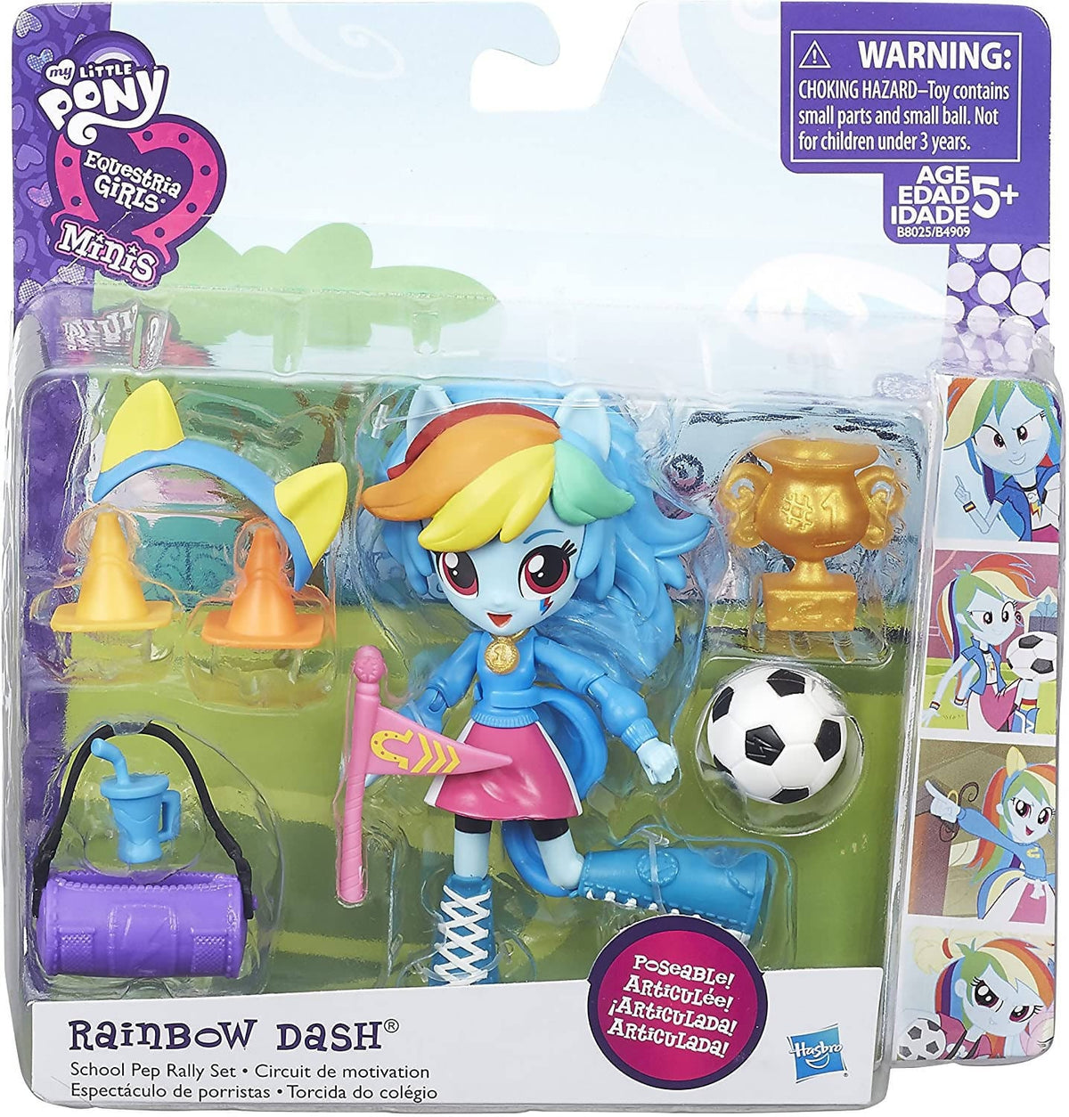 My Little Pony Equestria Girls Minis Rainbow Dash School Pep Rally Set - PN7557370200 Pie's Variety Store