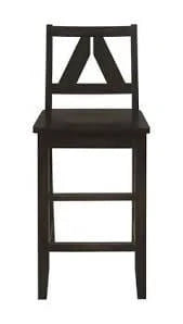 Counter Height Stool with Footrest Black - 193499 Pie's Variety Store