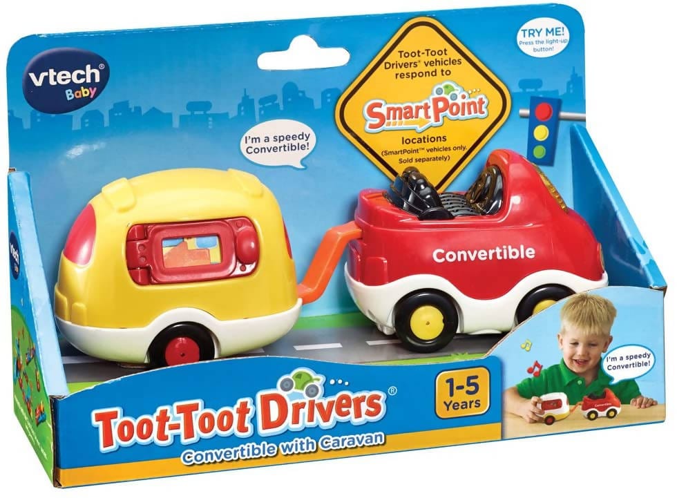 VTech Baby Toot-Toot Drivers Convertible with Caravan - 80-152403 Pie's Variety Store