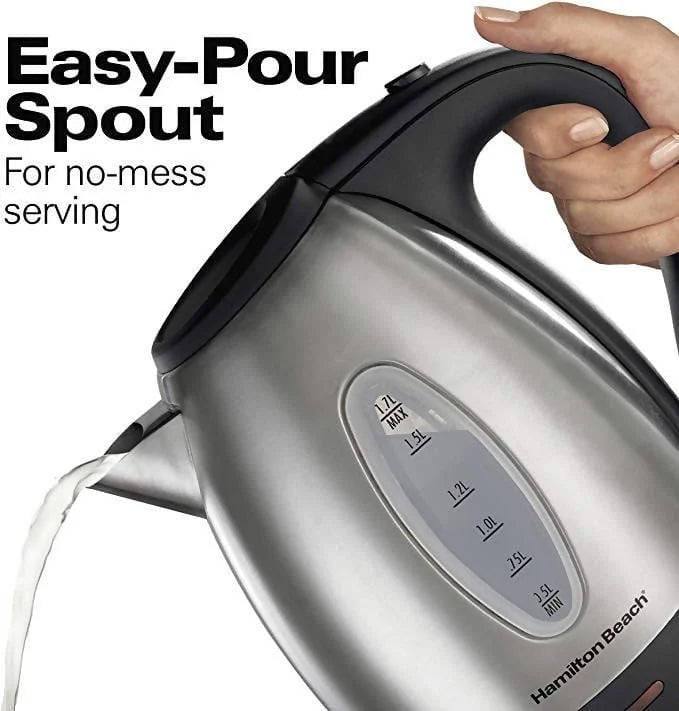 Hamilton Beach Electric Cordless Kettle 1.7L - 40880 Pie's Variety Store