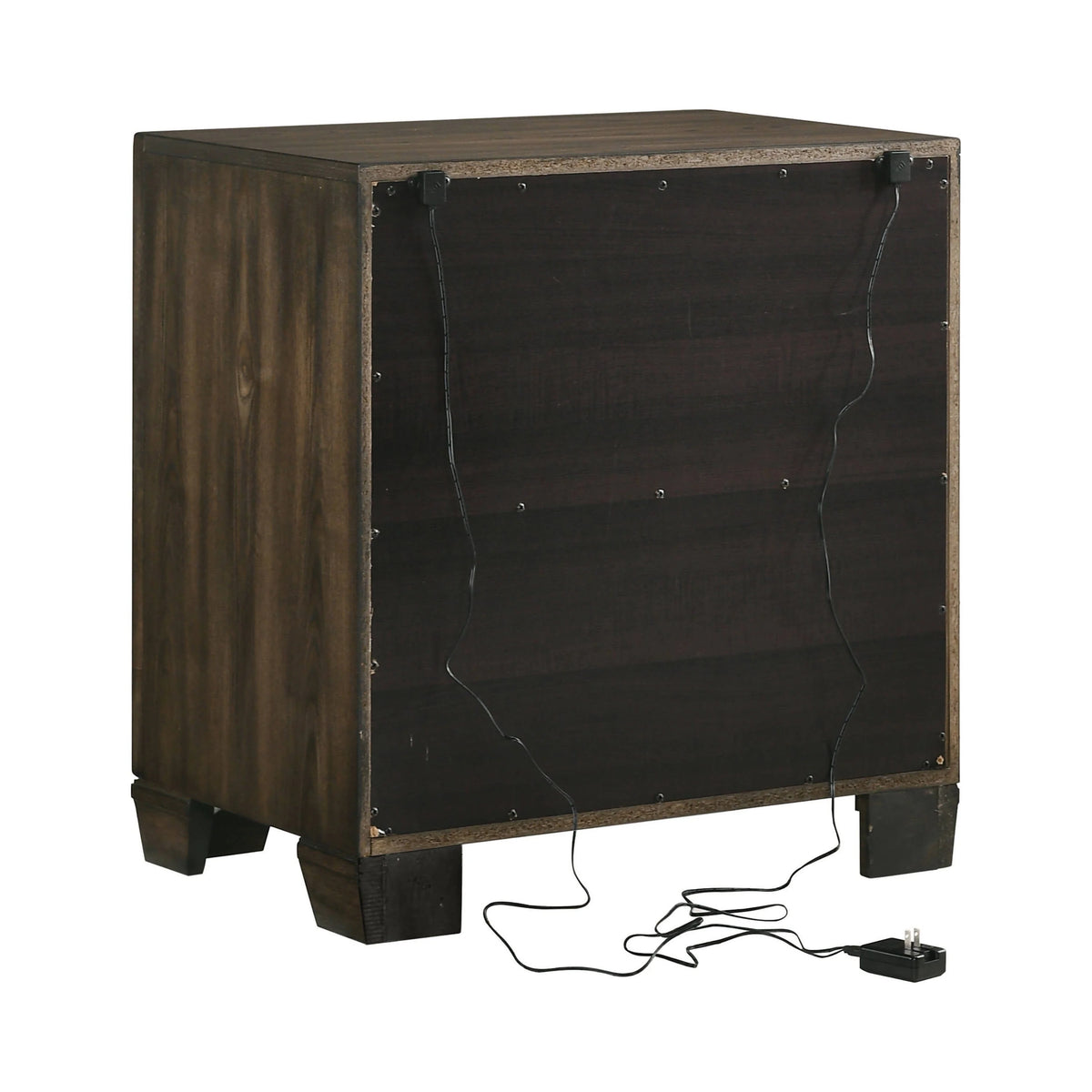 Preston 2-Drawer Nightstand Rustic Chestnut - 205442 Pie's Variety Store