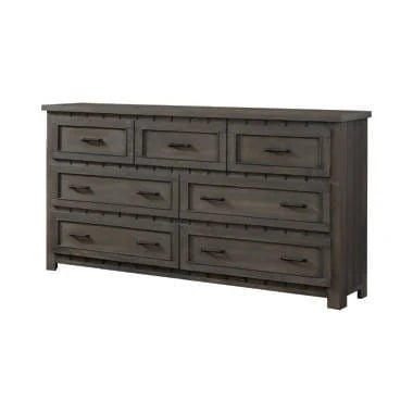 Napoleon 7-Drawer Dresser With Paneled Design Gunsmoke - 400933 Pie's Variety Store