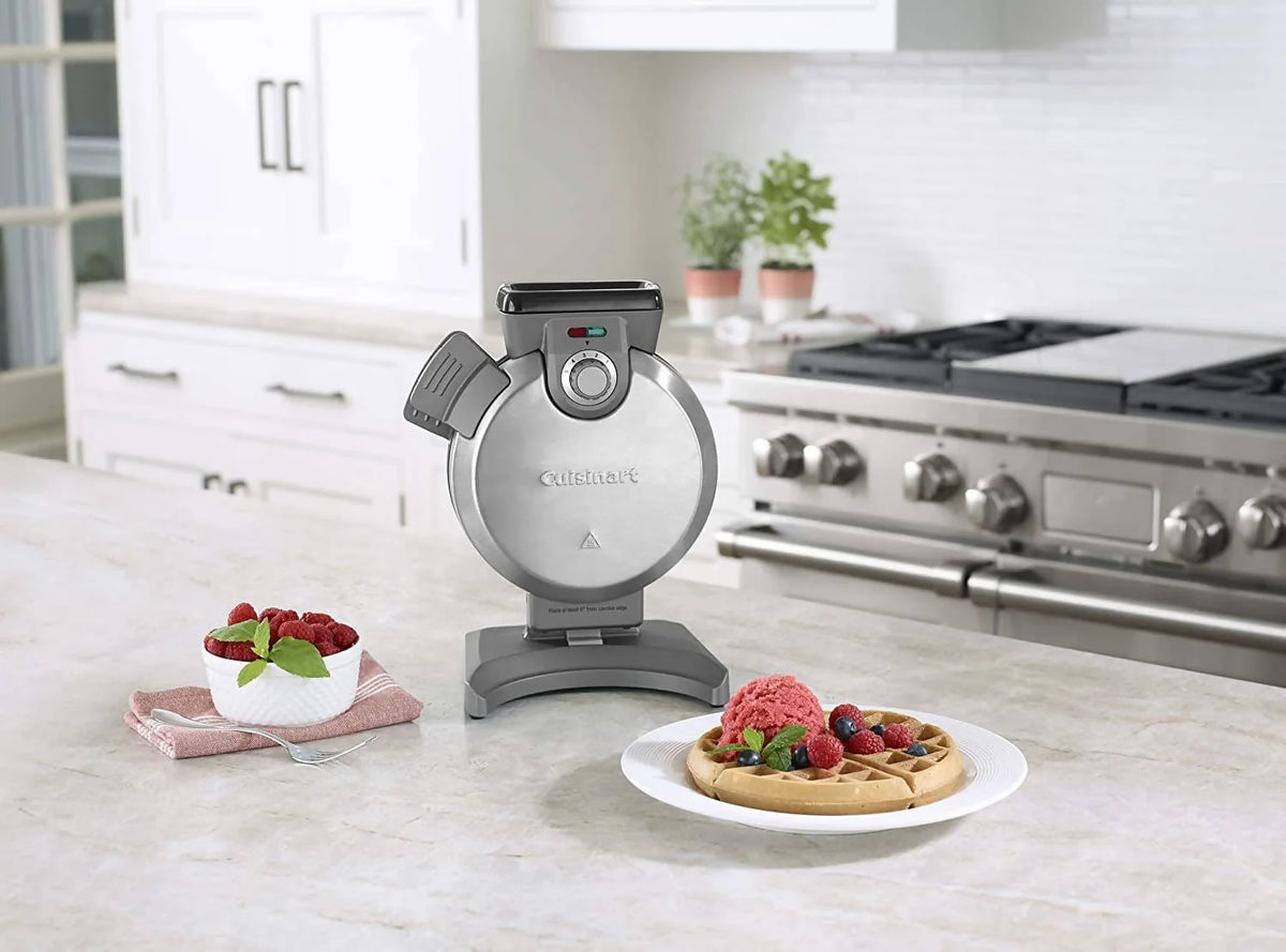 Cuisinart Vertical Waffle Maker - Makes fool proof perfect Belgian waffles and takes up less space on your counter - CU-WAF-V100 Elegant AccScents