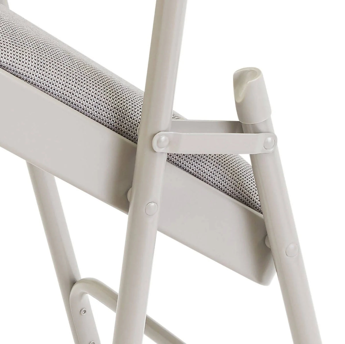 Sudden Comfort Folding Padded Chair National Public Seating 2200 Series Steel Frame Upholstered Premium Fabric Seat and Back Folding Chair with Double Brace