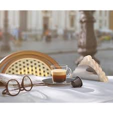 Nespresso Buenos Aires Lungo Coffee Capsules is a fragrant and balanced blend of washed Colombian Arabica that adds delicate fruit acidity and lightly fried Ugandan Robusta that adds malty cereals and sweet notes of popcorn to the mix - NESC-135-0296 Pie's Variety Store