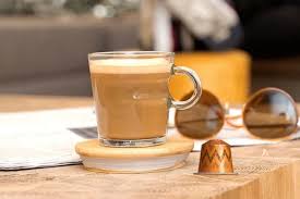Nespresso Buenos Aires Lungo Coffee Capsules is a fragrant and balanced blend of washed Colombian Arabica that adds delicate fruit acidity and lightly fried Ugandan Robusta that adds malty cereals and sweet notes of popcorn to the mix - NESC-135-0296 Pie's Variety Store