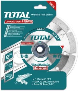 WET AND DRY CUTTING DISC 4 1/2" X 7/8" (115 X 22MM) TAC2111153 ebuystt