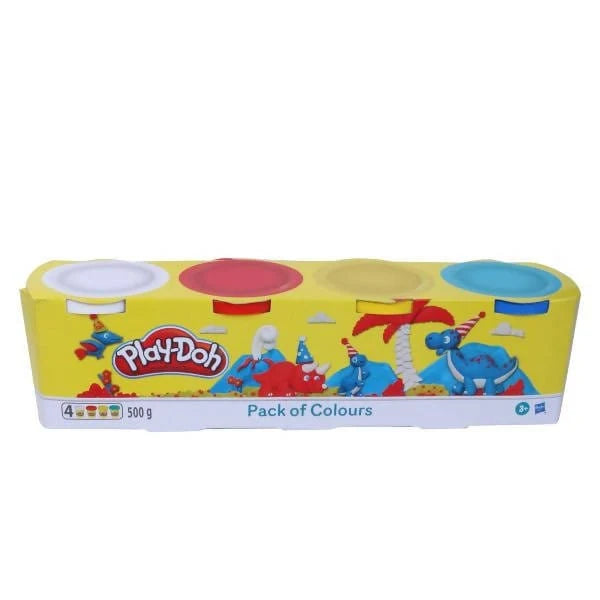 Play-Doh 4-Pack of 4-Ounce Cans Classic Colors - PN00027228 Pie's Variety Store