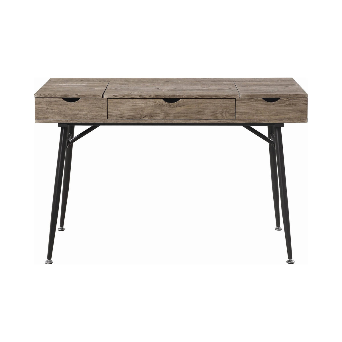 Raine 1-Drawer Writing Desk Rustic Driftwood - 801935 Pie's Variety Store