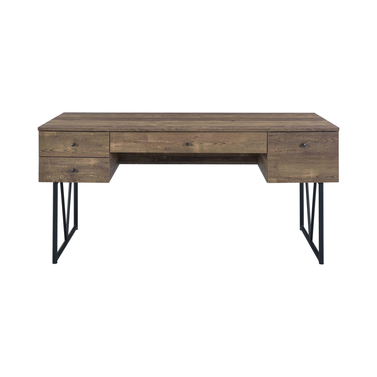 Analiese 4-Drawer Writing Desk Antique Nutmeg - 800999 Pie's Variety Store