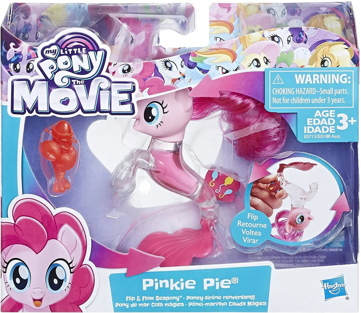 My Little Pony The Movie Flip & Flow Seapony Pinkie Pie - 630509609864 Pie's Variety Store