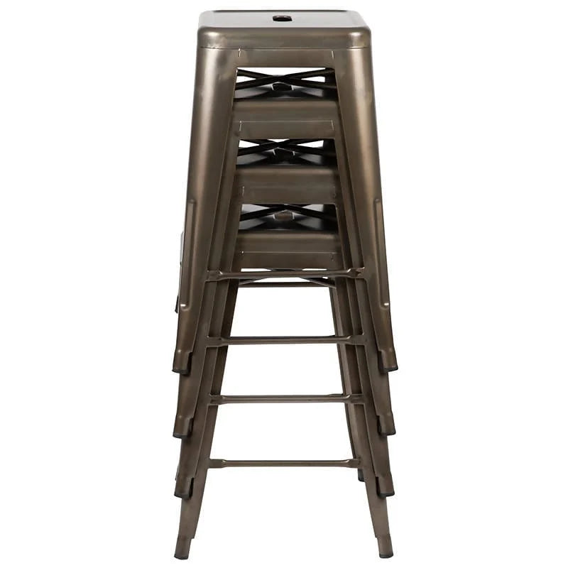24" High Metal Counter-Height