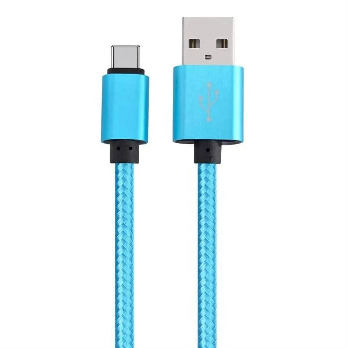BRAIDED TYPE-C DATA CABLE - TCB-G4 Pie's Variety Store