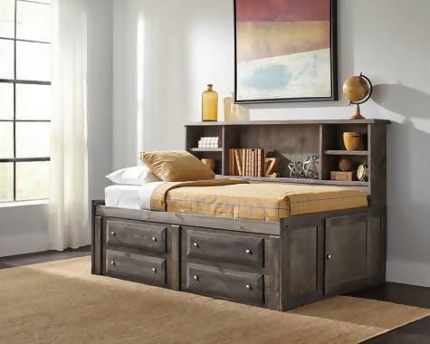 Wrangle Hill Twin Storage Daybed Gun Smoke - 400840T A-Z Store Nadia