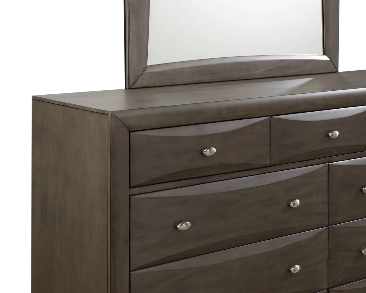 Phoenix Square Dresser Mirror Coco Grey - 205474 Pie's Variety Store