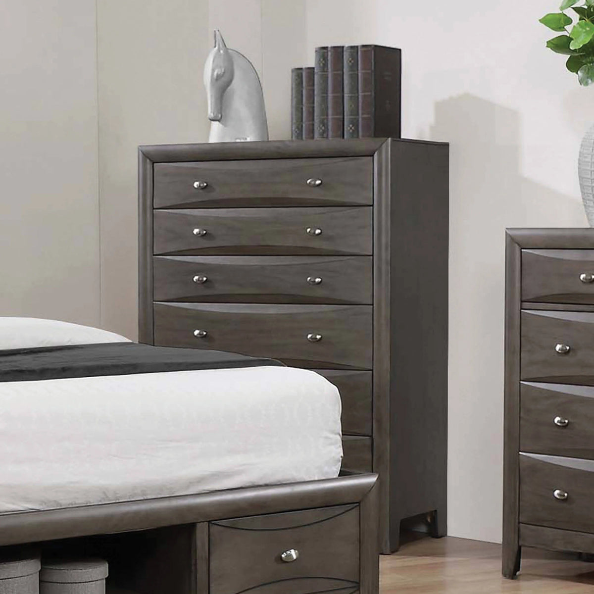 Phoenix 6-Drawer Chest Coco Grey - 205475 Pie's Variety Store