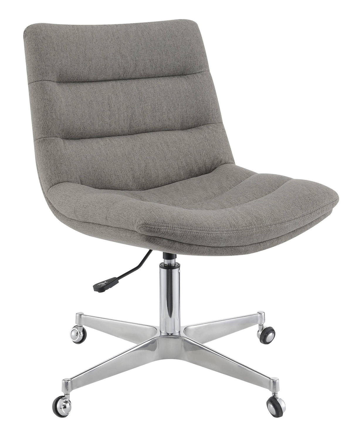 Tufted Cushion Office Chair Grey The adjustable base allows you to easily place it into the perfect position for productivity.- 880073 Pie's Variety Store