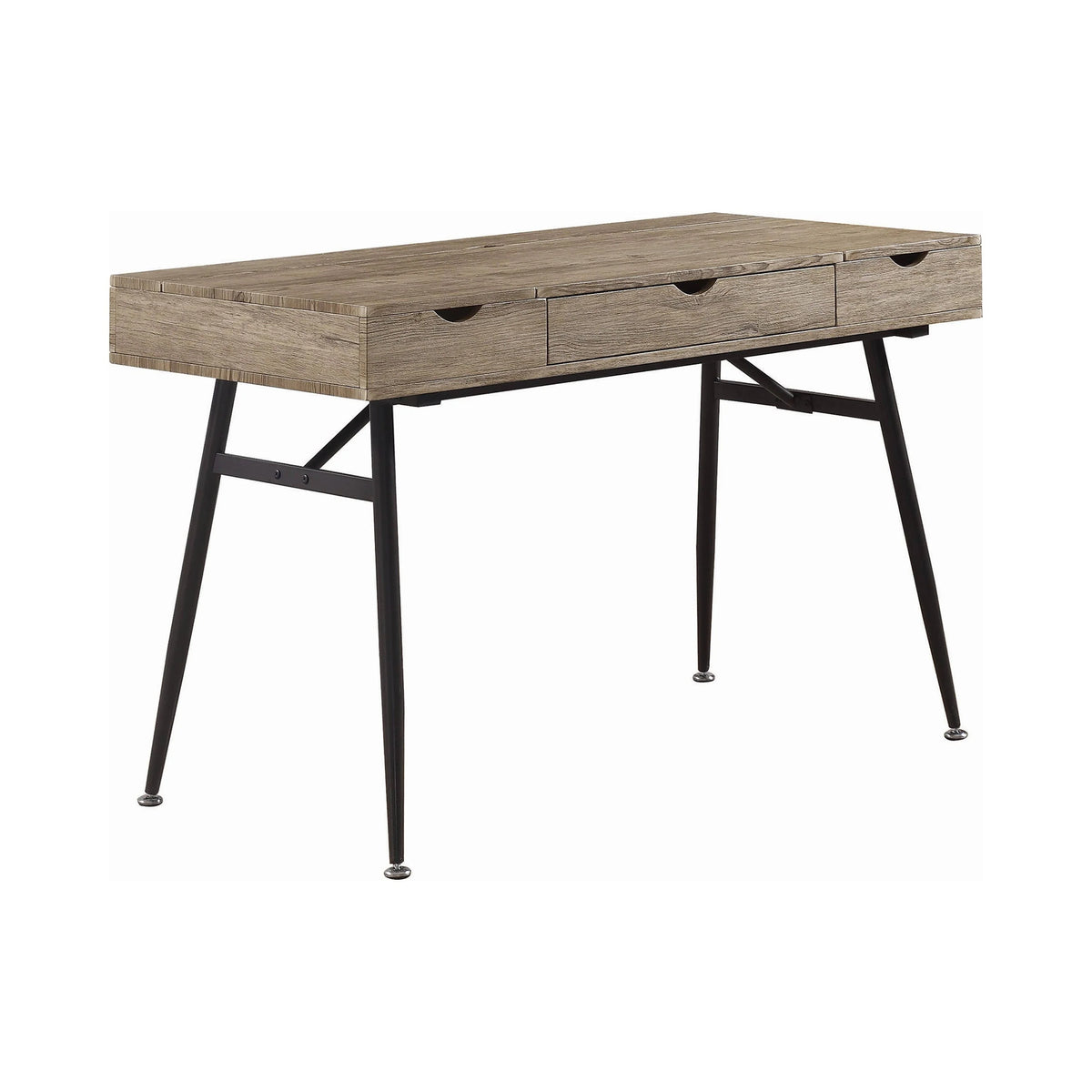 Raine 1-Drawer Writing Desk Rustic Driftwood - 801935 Pie's Variety Store