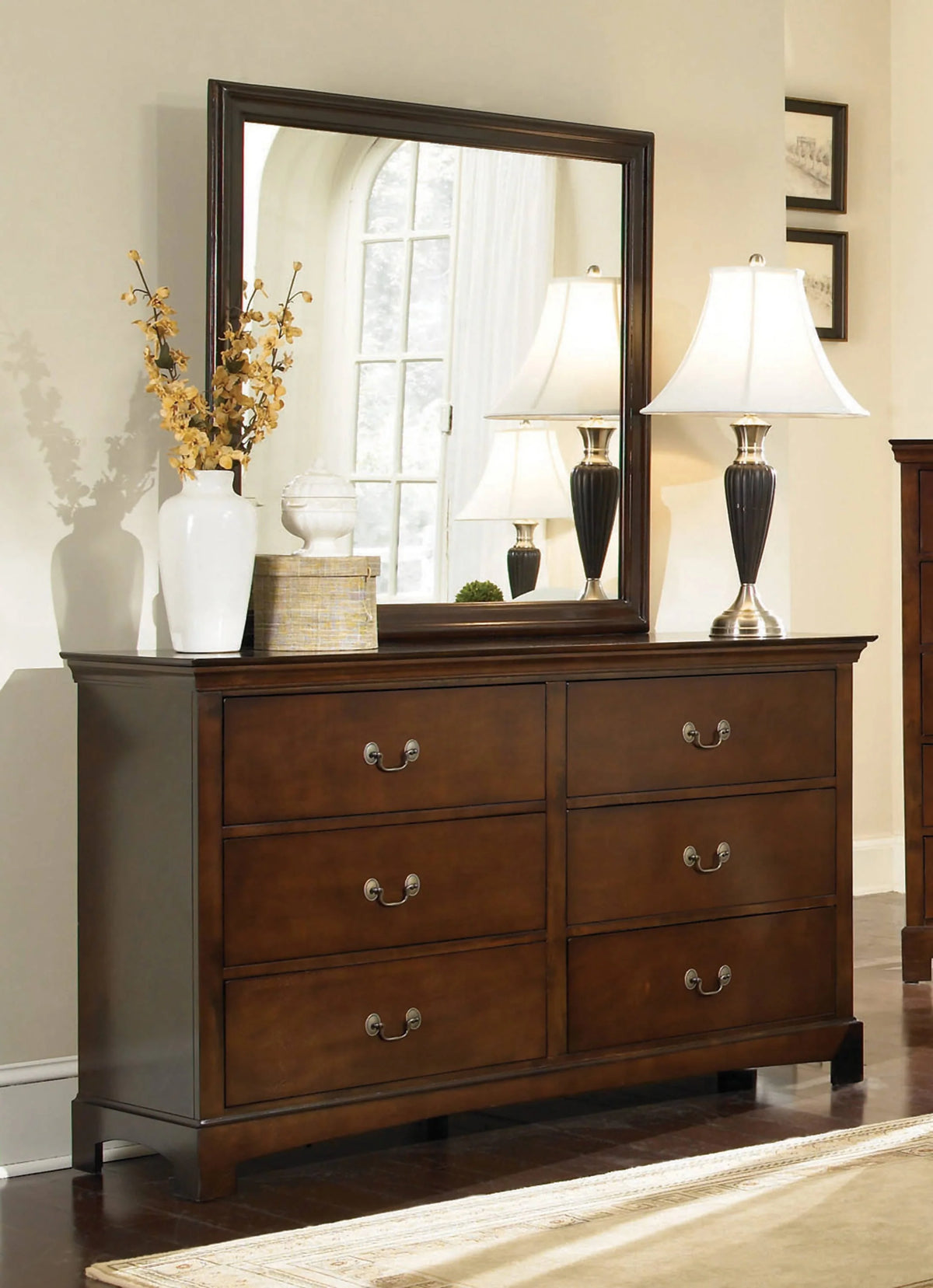 Tatiana Queen/Full Headboard Warm Brown 4 PIECE Set - SET4PC202391QF Pie's Variety Store