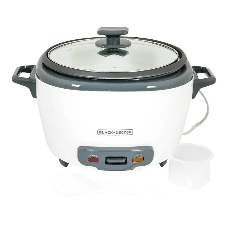 Black & Decker 20 Cup Rice Cooker White - 05087581610 Pie's Variety Store