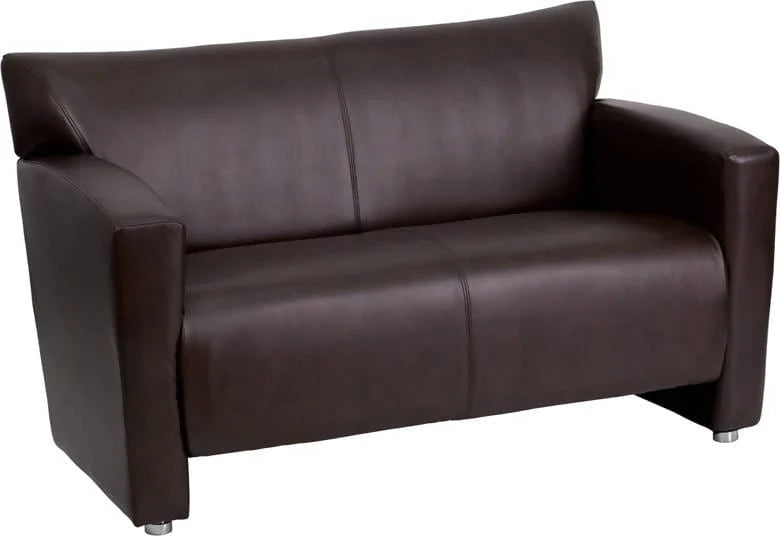HERCULES Majesty Series Brown LeatherSoft Loveseat - 222-2-BN-GG Pie's Variety Store