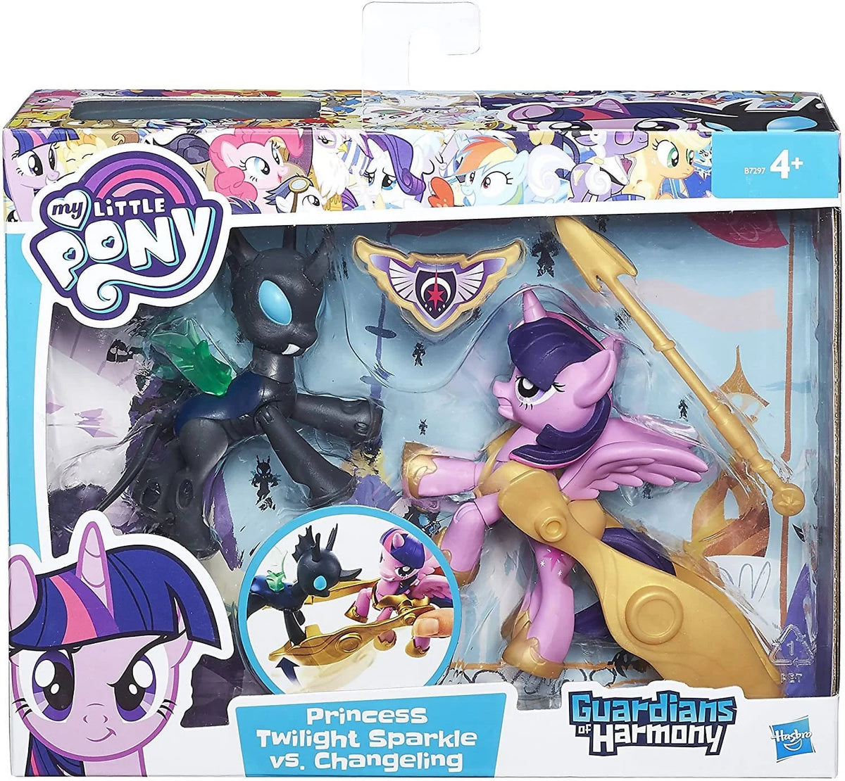 My Little Pony Guardians of Harmony Princess Twilight Sparkle V. Changeling Figures - PN00001403 Pie's Variety Store