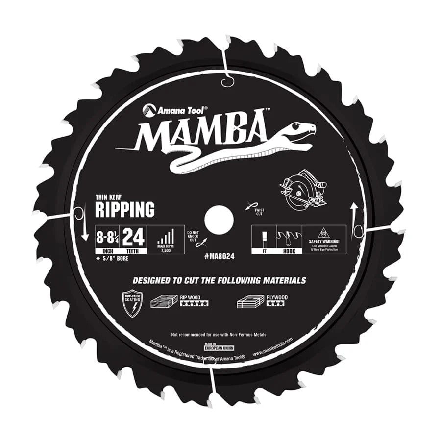 MAMBA SAW BLADE (AMANA TOOLS) #MA8024 MEGA