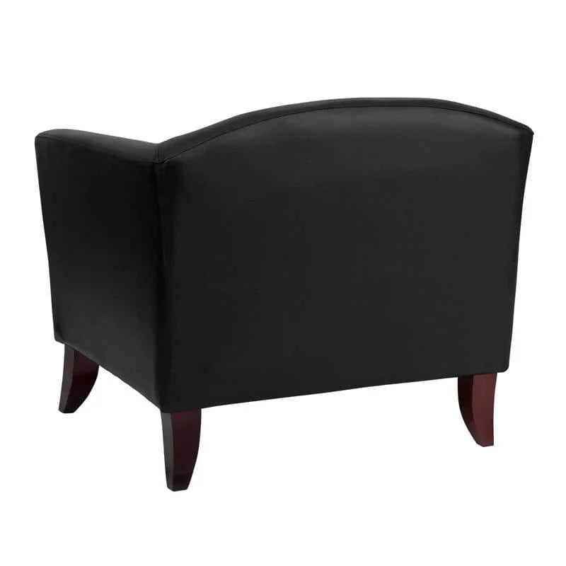 HERCULES Imperial Series Black LeatherSoft Chair - 111-1-BK-GG Pie's Variety Store