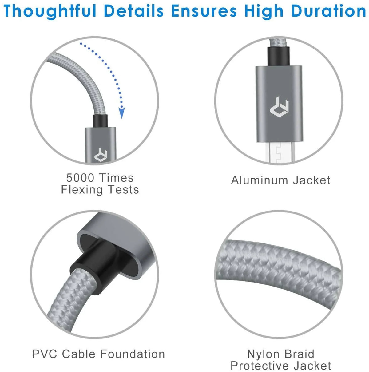 Nylon Braided Charger Cord