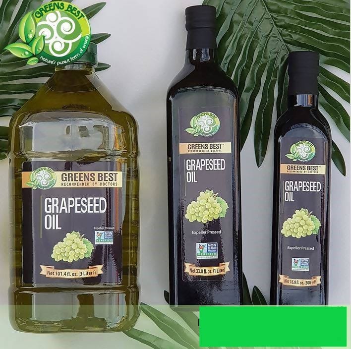 Greens Best Grapeseed Oil 1lt - 04023226898 Pie's Variety Store