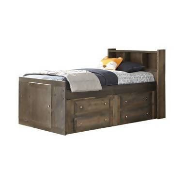 Wrangle Hill Twin Storage Bed Gun Smoke - 400839T A-Z Store Nadia
