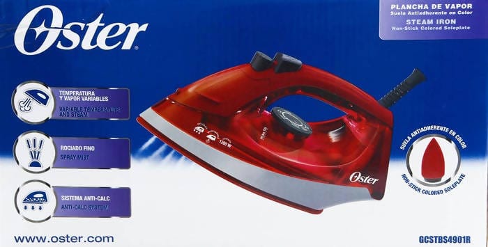 Oster Steam Iron - GCSTBS4901R Pie's Variety Store