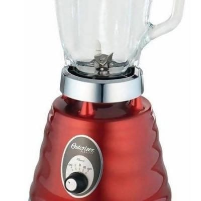 Oster 3-Speed Chrome Retro Blender with 5-Cup Glass Jar - 4126RED Pie's Variety Store
