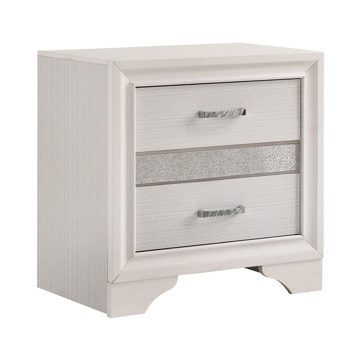 Miranda Queen 2-Drawer Storage Bed White 4PC Set - SET4PC205111Q Pie's Variety Store