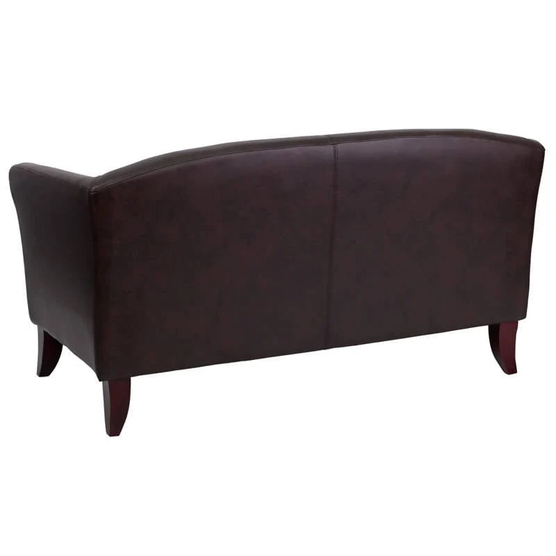 HERCULES Imperial Series Brown LeatherSoft Loveseat - 111-2-BN-GG Pie's Variety Store