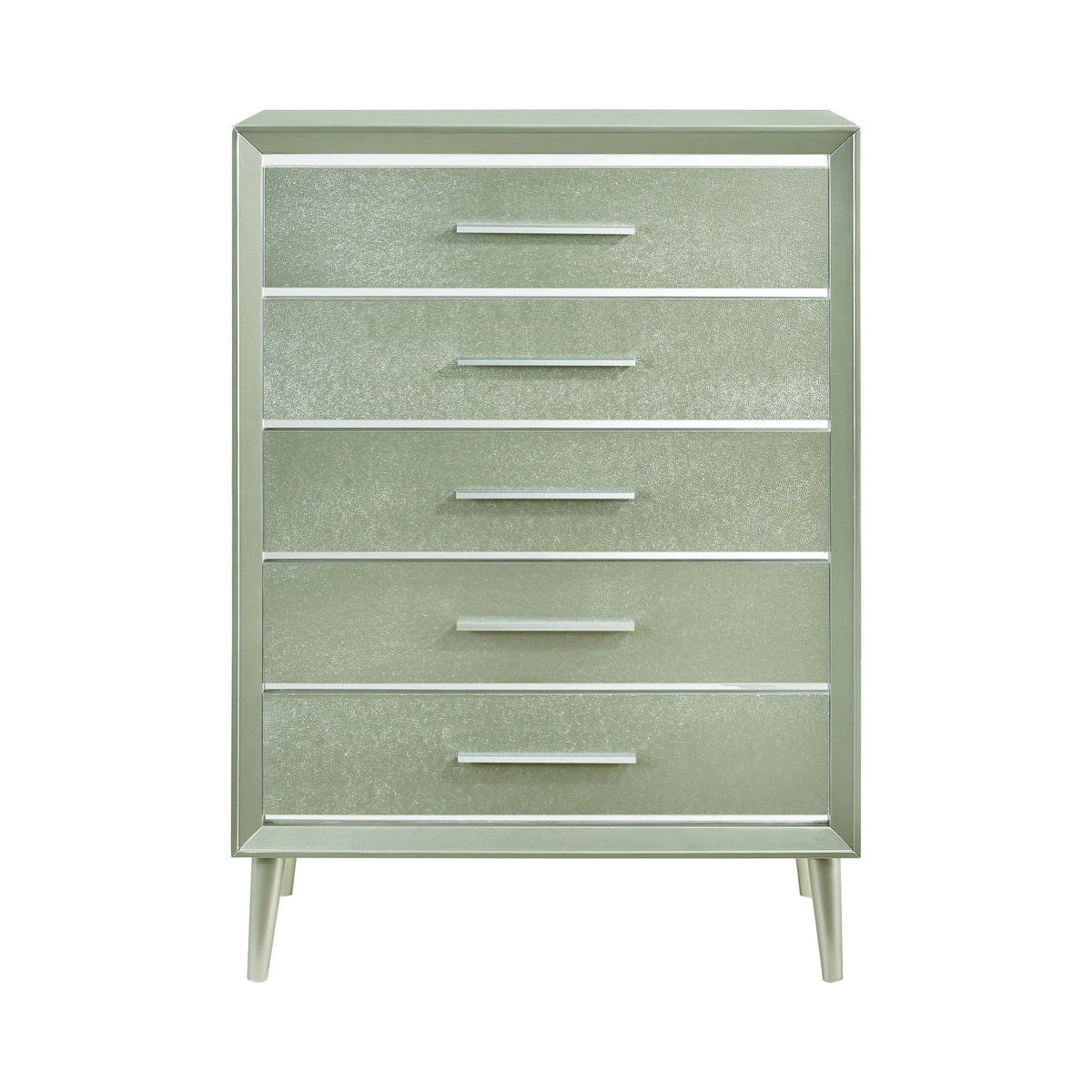 Ramon 5-Drawer Chest Metallic Sterling - 222705 Pie's Variety Store