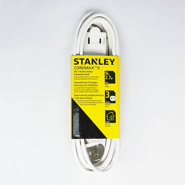 Stanley Electrical 9 Feet Cordmax Extension Cord