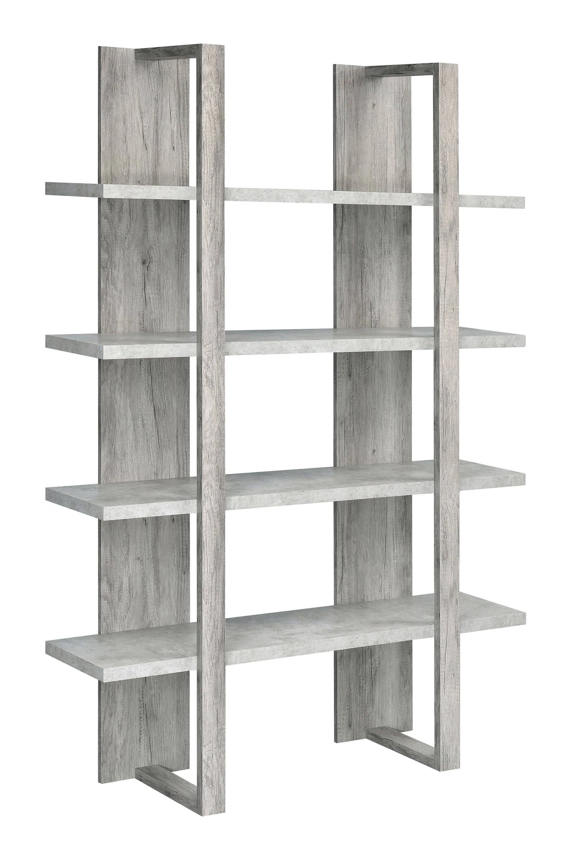 Bookcase With 4 Full-Length Shelves