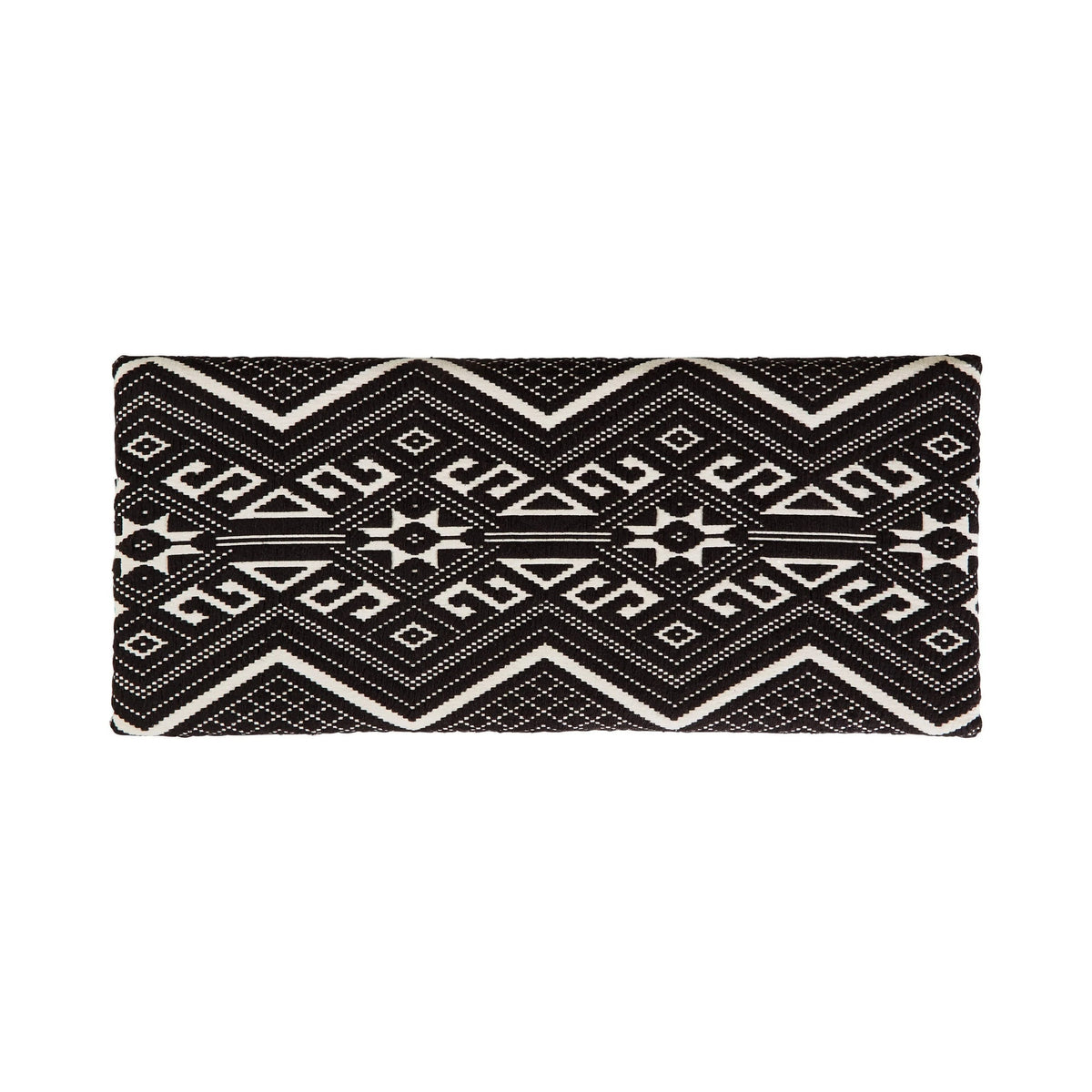 Upholstered Storage Bench Black And White - 918490 Pie's Variety Store