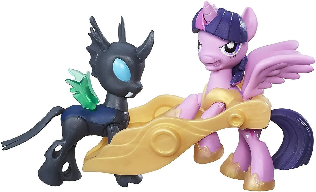 My Little Pony Guardians of Harmony Princess Twilight Sparkle V. Changeling Figures - PN00001403 Pie's Variety Store