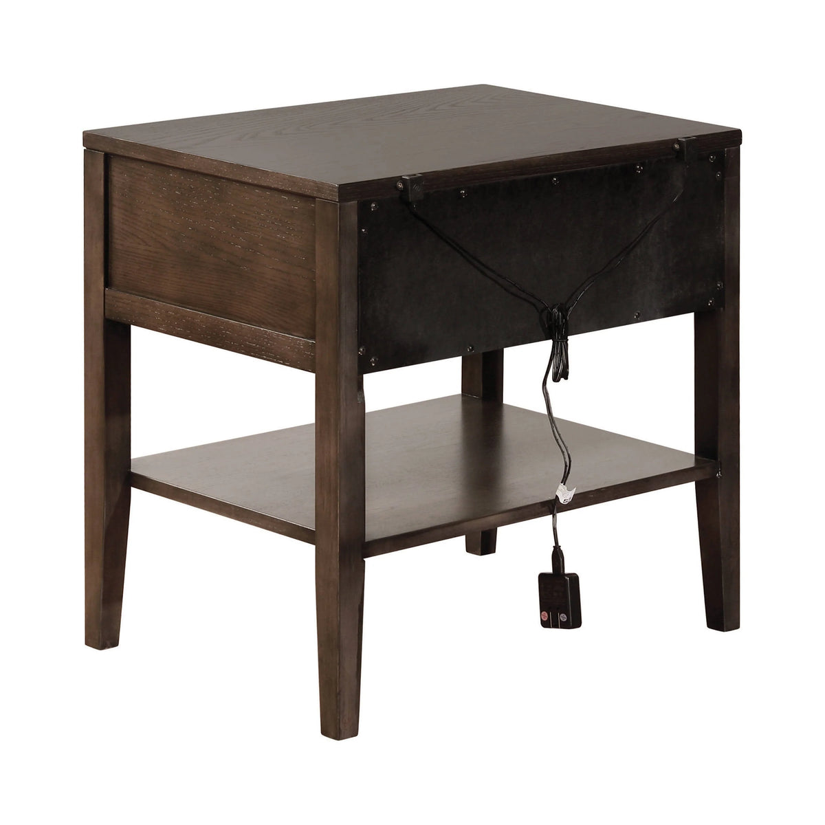 Lompoc 1-Drawer Nightstand Ash Brown - 204562 Pie's Variety Store