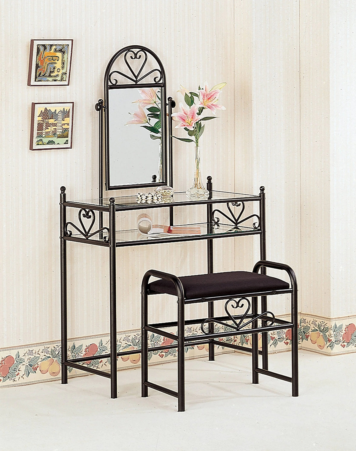 makes an excellent addition to a bedroom or walk-in closet -Black - 2432 coastmega