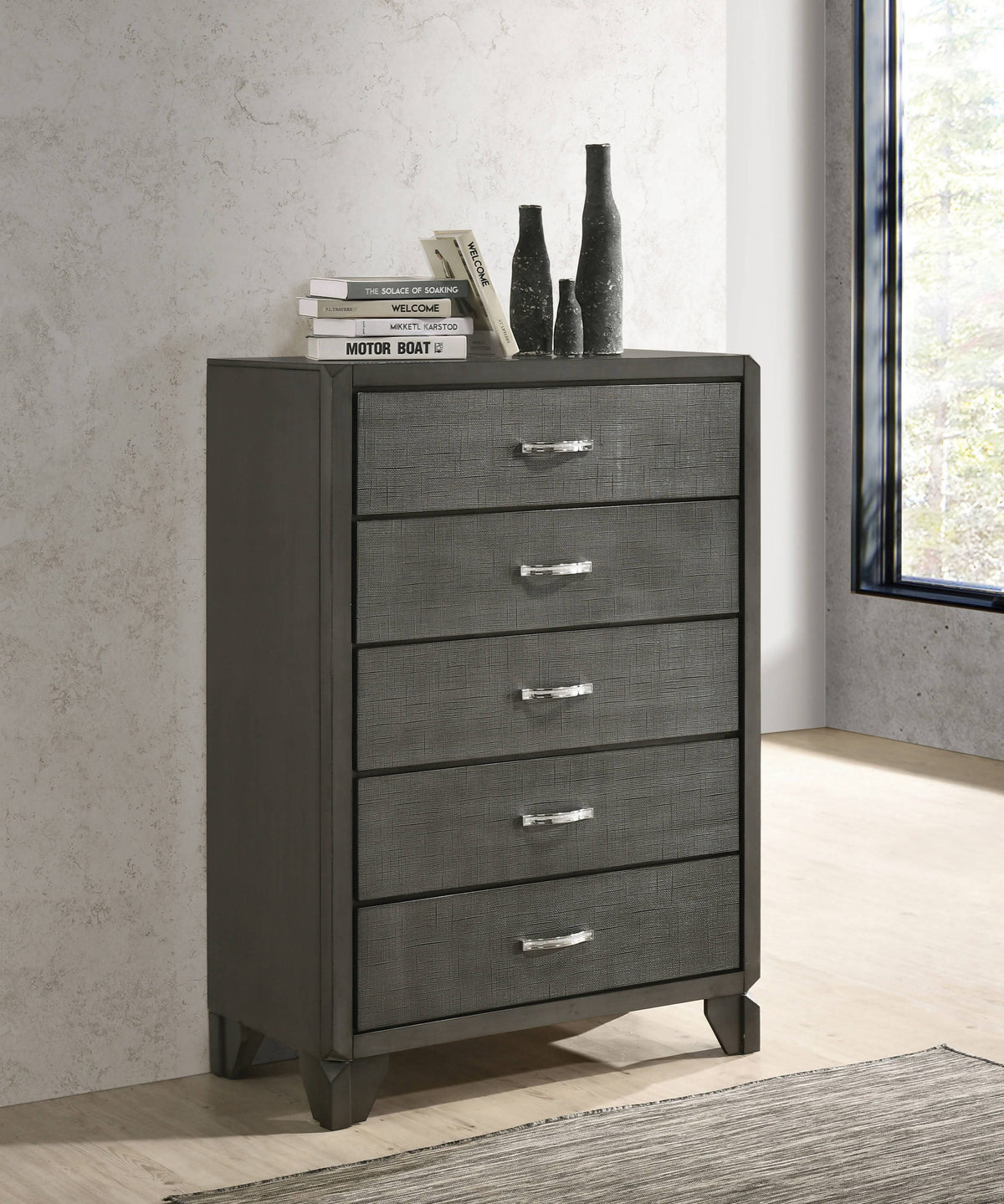 Noma 5-Drawer Chest Caviar - 215905 Pie's Variety Store