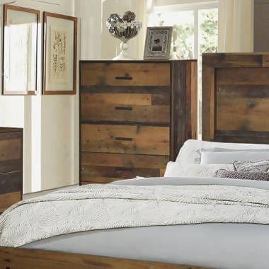 Sidney 5-Drawer Chest Rustic Pine - 223145 Pie's Variety Store